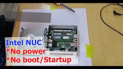 IntelNUC No Power / No Boot/Startup - YouTube