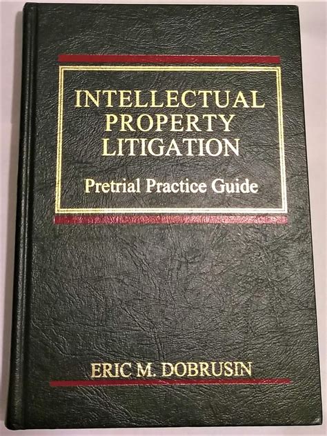 Intellectual property litigation pretrial practice guide. - Die planung, errichtung und instandhaltung von abwasserentsorgungswerken ist ein praktischer leitfaden für die moderne.