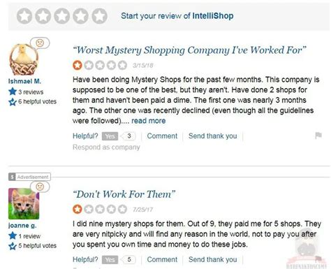 IntelliShop Review - Mystery Shopper Pros And Cons - Bare Naked …