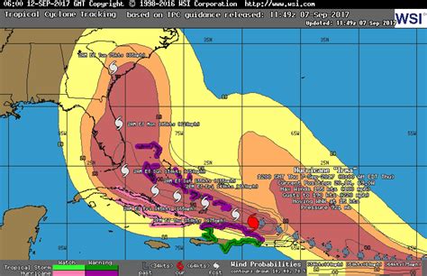 Hurricane Warning: Hurricane conditions (sustained winds of 