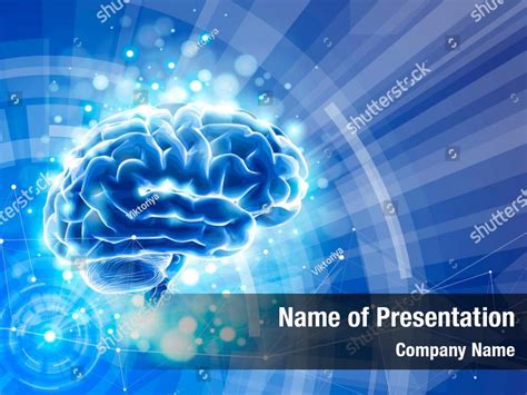 Intelligence network artificial neural PowerPoint Template Intelligence network artificial