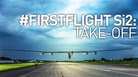 Intense Take-Off Solar Impulse Airplane 2 #First Flight - YouTube