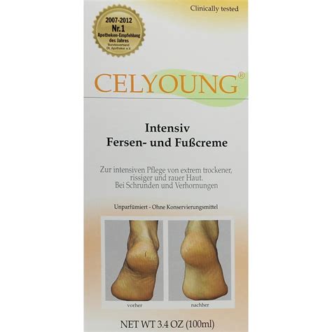 Intensiv Fersen- & Fußcreme von CELYOUNG - Anti Aging …