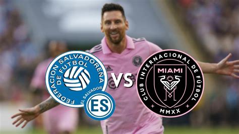  How to watch Messi, Inter Miami match vs. El Salvador The Inter Miami match against El Salvador will kick off at 8 p.m. ET and can be streamed on MLSSoccer.com in English and MLSes.com in Spanish. . 