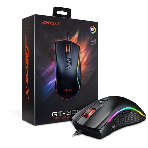 Inter-Tech Nitrox GT-300+ RGB Gaming Maus schwarz günstig …