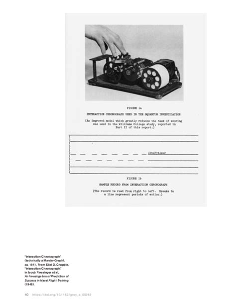 Interaction Chronograph: The Administration of Equilibrium