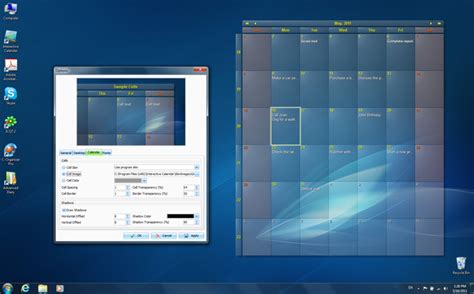 Interactive Desktop Calendar
