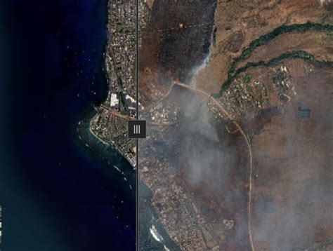 Interactive Maui wildfire map: Before and after images of Lahaina show scale of devastation
