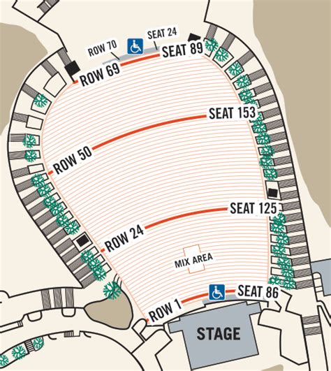 Interactive Seating Chart Red Rocks