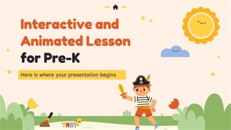 Interactive and Animated Lesson for PreK Presentation