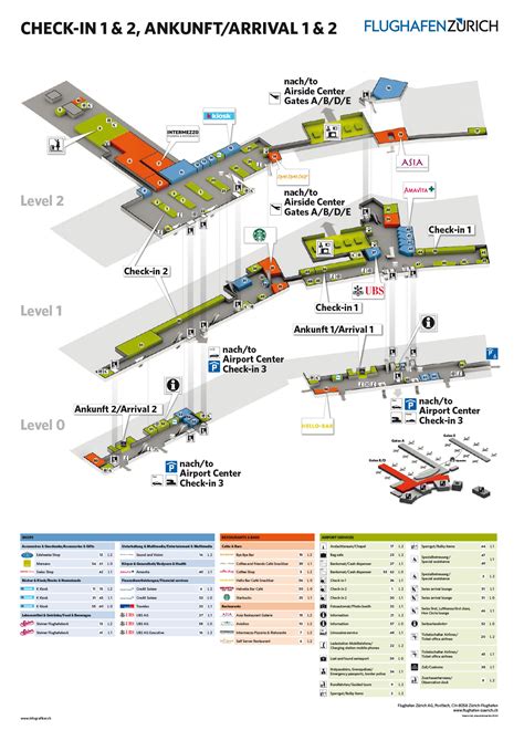 Interactive map – Flughafen Zuerich - Zurich Airport