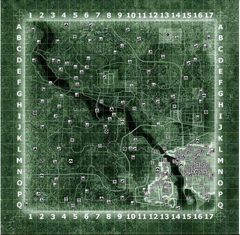 Interactive map of fallout 3. Fallout are tracked across North America for 48 hours and the outdoor cumulative dose to the public is integrated over four days. The greater the dose, the higher are the chances that deaths occur among the exposed population. ... The map shows the average outdoor radiation dose across North America after four days of exposure, averaging the ... 