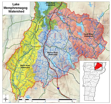 Interactive mapping of Lake Memphremagog and its watershed