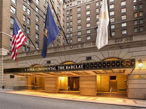 Intercon barclay new york. Apr 6, 2023 · This InterContinental New York Barclay is located behind Tiffany’s Fifth Avenue store on East 48th Street between Park and Lexington Avenues. The hotel rooms here are large by NYC standards, but the bathrooms are quite cozy. There are 702 rooms, including 33 suites, at this hotel, and the interior look is elegant and classy. 