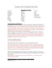 Interdependence Of Life Study Guide Answer Key