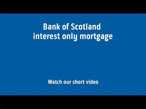 Interest only mortgage Royal Bank of Scotland