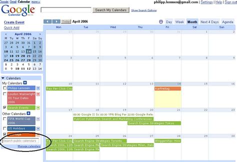 Interesting Google Calendars Google Blogoscoped Forum