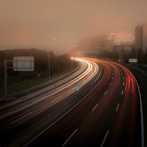 Interesting Photo of the Day: Long Exposure of Highway Traffic