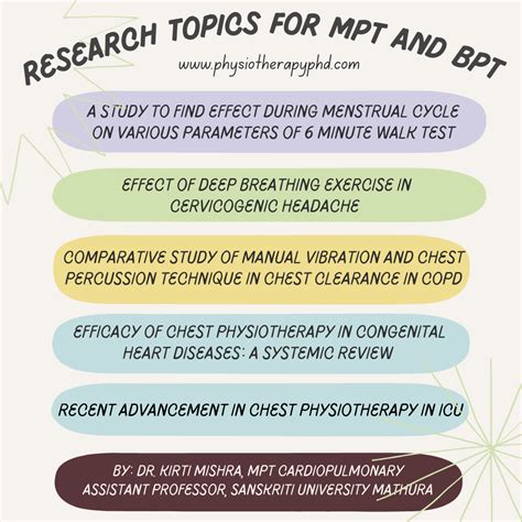 Interesting physical therapy research topics