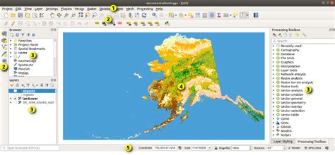 Interface de QGIS — Documentation QGIS Documentation