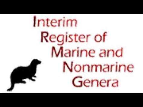 Interim Register of Marine and Nonmarine Genera - Wikipedia