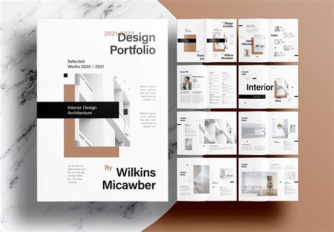 Interior Design Portfolio Template Addictionary