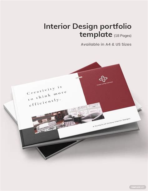Interior Design Portfolio Template Download in Word, Apple Pages