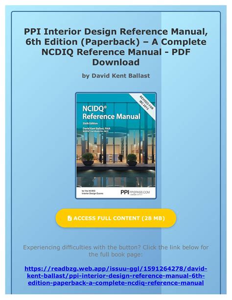 Interior Design Reference Manual 6th Edition Pdf