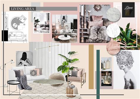 Interior Mood Board Presentation for Dubai Based Client on Behance