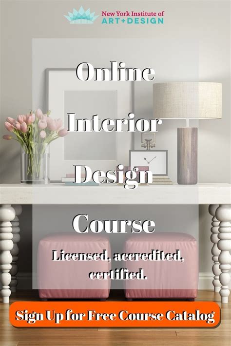 Interior design online course. 