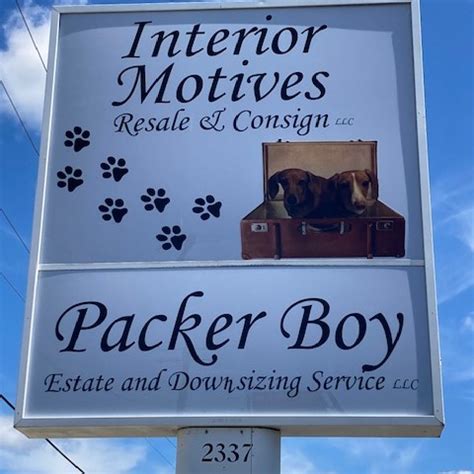 1808 Allouez Ave Ste G, Green Bay, WI 54311. Interior Motives Resale. S 2337 S Oneida St, Green Bay, WI 54304. Frayed Not. 2660 N Packerland Dr, Green Bay, WI 54303. Home Again of Green Bay LLC. 2530 Lineville Rd, Green Bay, WI 54313. Betty K's Family Resale. 