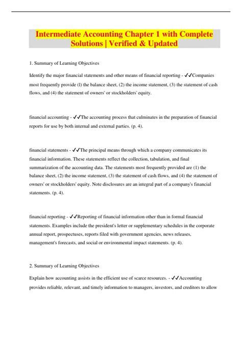 Intermediate 9 Solutions Accounting Chapter