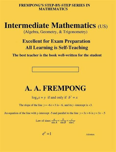 Intermediate Algebra With Trigonometry