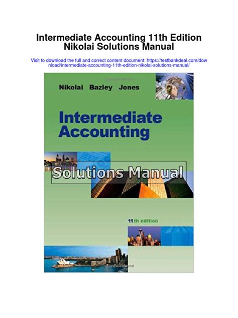 Intermediate accounting 11th edition nikolai solutions manual. - Husqvarna viking accessory user s guide.