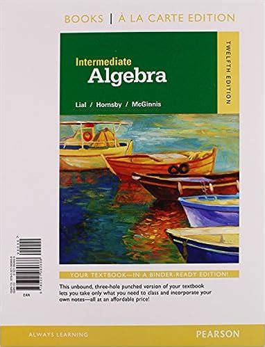 Intermediate algebra 9th edition lial study guide. - Uomini, tempi, paesi dall'antico al nuovo.