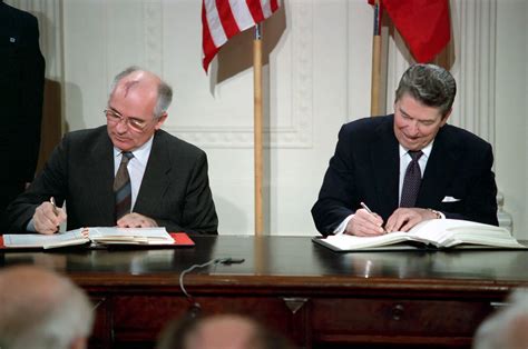 Intermediate-Range Nuclear Forces Treaty (INF Treaty), 1987