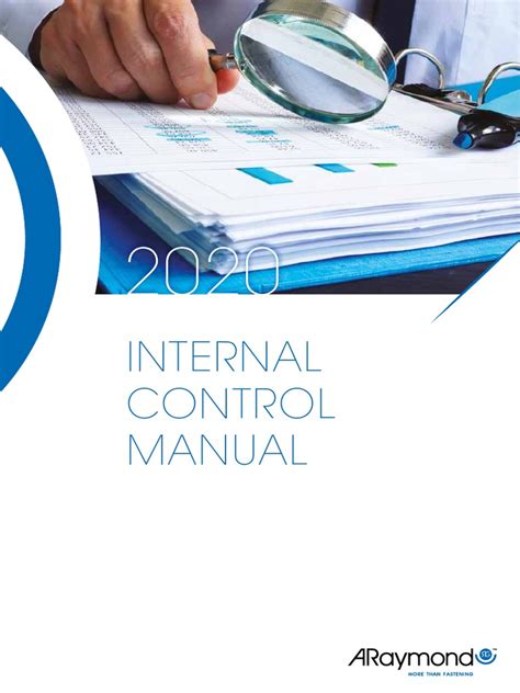 Internal Control Manual For Manufacturing Company