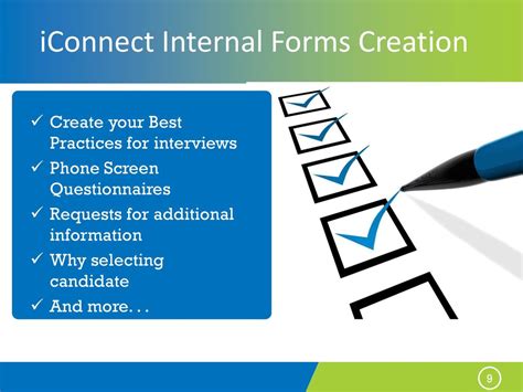 Internal Forms Creation iRecruit, Applicant Tracking & Onboarding