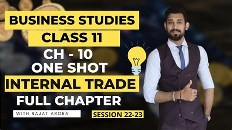 Internal Trade One shot Class 11 Business Studies Chapter 10