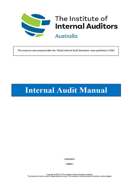 Internal audit manual for microfinance institutions pdf. 7 Example of an adv...