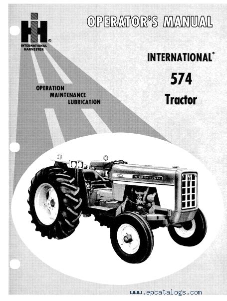 International 574 firing order.  The Operators Manual for International Ha...