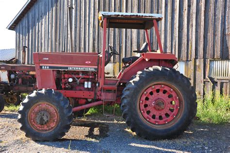 886 International Harvester. Two owner great running tractor, 3 point, two remotes, dual PTO, Good TA, diff lock, 5338 original hours, 18.4-38 rear tires. Get Shipping Quotes Opens in a new tab. Apply for Financing Opens in a new tab ...