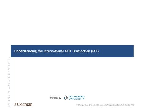 International ACH Transactions (IAT)