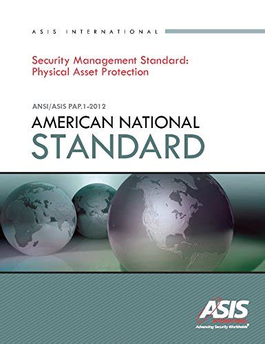 International Asis Physical Standard Management Asset Protection Security