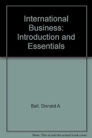 International Business Introduction And Essentials 5th Edition