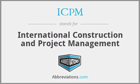 International Construction and Project Management (ICPM)