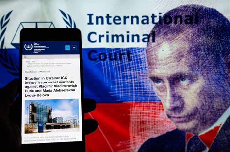 International Criminal Court issues arrest warrant for Russian President Putin because of his actions in Ukraine