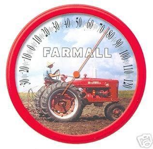 International Harvester IH Farmall Outdoor Thermometer