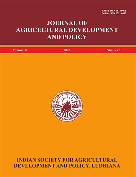 International Journal of Agricultural Policy and Research