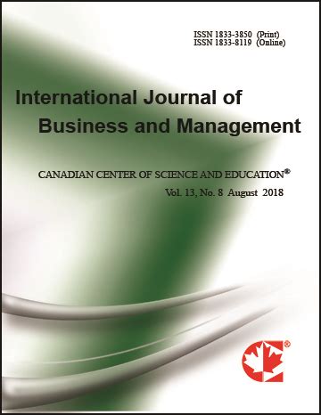 International Journal of Business and Management - CNKI